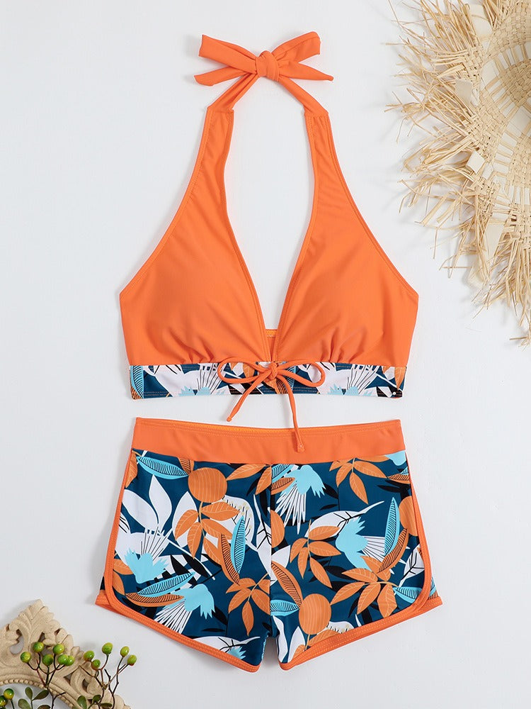 Women's High-Waisted Sports Bikini suit