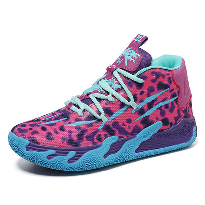 purple MB.03 men's and women's indoor and outdoor shock-absorbing and anti slip basketball shoes