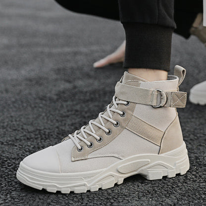 High top Martin boots for teenagers, fashionable and trendy casual board shoes.