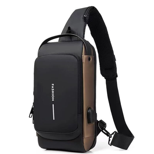 Motorcycle bag password anti-theft chest bag