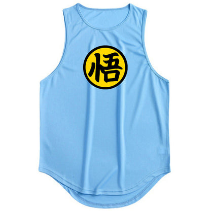 Men's running & fitness vest summer quick drying training suit