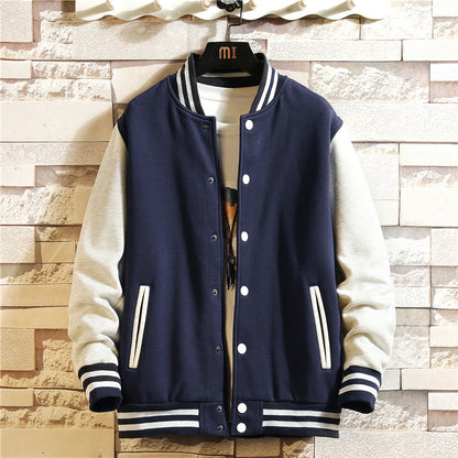 Baseball uniform, men's casual loose and trendy hoodie