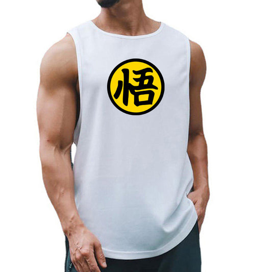 Men's running & fitness vest summer quick drying training suit