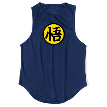 Men's running & fitness vest summer quick drying training suit
