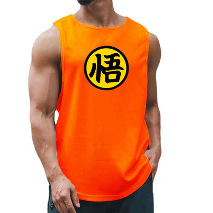 Men's running & fitness vest summer quick drying training suit